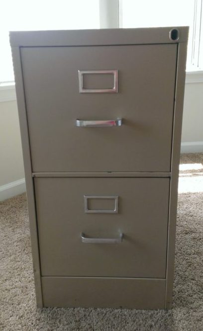 File Cabinet Makeover For Your Home Office Decor And Organization