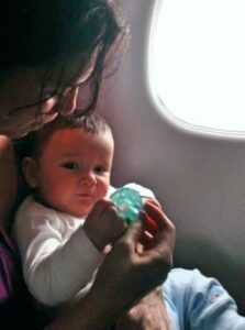 baby's first airplane ride travel with baby essential guide