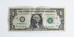One dollar bill the empress woman